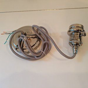 Pottery Barn Nickel Pendant Light Fixture